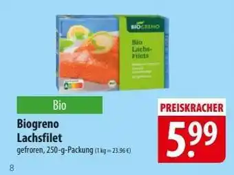 Famila Nord Ost Biogreno Lachsfilet Angebot