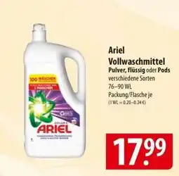 Famila Nord Ost Ariel Vollwaschmittel Angebot