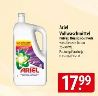 Famila Nord Ost Ariel Vollwaschmittel Angebot