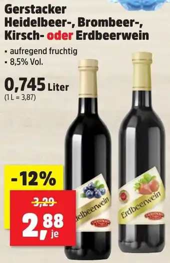 Thomas Philipps Gerstacker Heidelbeer-, Brombeer-, Kirsch- oder Erdbeerwein Angebot