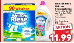 Kaufland WEISSER RIESE Voll- oder Colorwaschmittel Angebot
