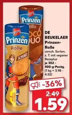 Kaufland DE BEUKELAER Prinzen Rolle Angebot