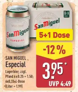 Aldi Nord San Miguel Especial Angebot