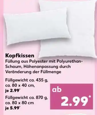 Kaufland Kopfkissen Angebot