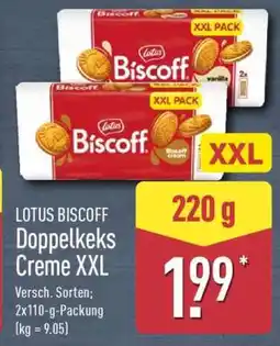 Aldi Nord LOTUS BISCOFF Doppelkeks Creme XXL Angebot