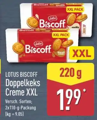 Aldi Nord LOTUS BISCOFF Doppelkeks Creme XXL Angebot