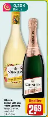 REWE Söhnlein Brillant Sekt oder Frucht-Sparkling Angebot