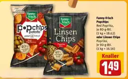 REWE Funny-frisch Popchips oder Linsen Chips Angebot