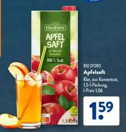 Aldi Süd RIO D’ORO Apfelsaft Angebot