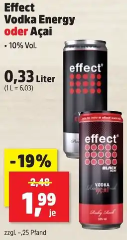 Thomas Philipps Effect Vodka Energy oder Açai Angebot