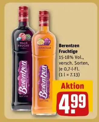 REWE Berentzen Fruchtige Angebot