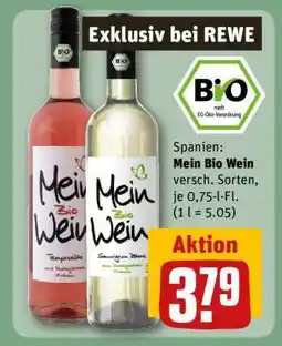 REWE Mein Bio Wein Angebot