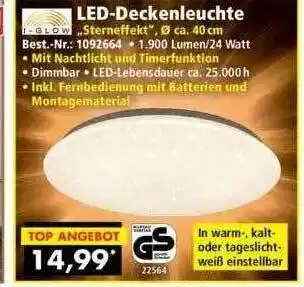 Norma24 I-glow Led-deckenleuchte Angebot