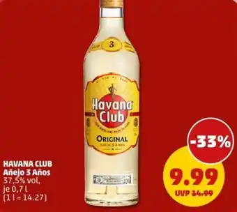 PENNY HAVANA CLUB Añejo 3 Años Angebot