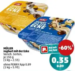 PENNY MÜLLER Joghurt mit der Ecke Angebot