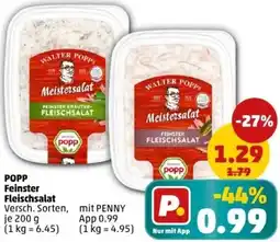 PENNY POPP Feinster Fleischsalat Angebot