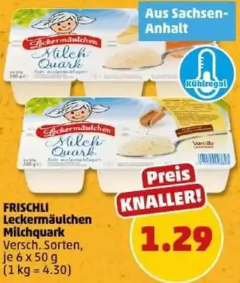 PENNY FRISCHLI Leckermäulchen Milchquark Angebot