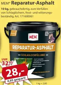 Sonderpreis Baumarkt MEM Reparatur-Asphalt Angebot