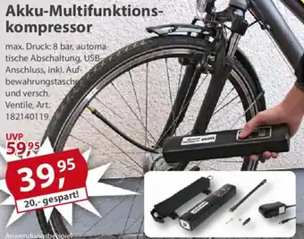 Sonderpreis Baumarkt Akku-Multifunktionskompressor Angebot