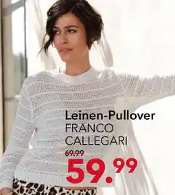 Peek & Cloppenburg FRANCO CALLEGARI Leinen-Pullover Angebot