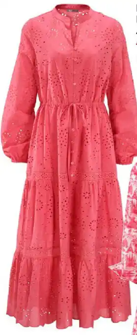 Peek & Cloppenburg AMBIANCE Maxikleid mit Lochstickerei Angebot