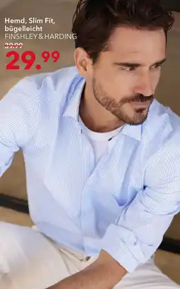 Peek & Cloppenburg FINSHLEY & HARDING Hemd, Slim Fit, bügelleicht Angebot