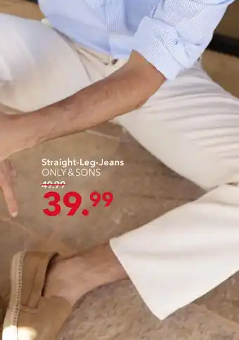 Peek & Cloppenburg ONLY & SONS Straight-Leg-Jeans Angebot