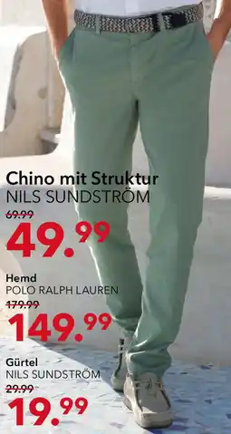 Peek & Cloppenburg NILS SUNDSTRÖM Chino mit Struktur Angebot