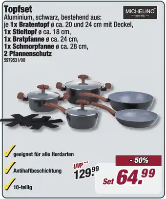 Poco MICHELINO Topfset 10-teilig Angebot