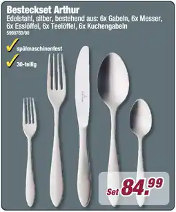 Poco Besteckset Arthur 30-teilig Angebot