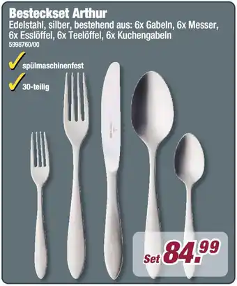 Poco Besteckset Arthur 30-teilig Angebot