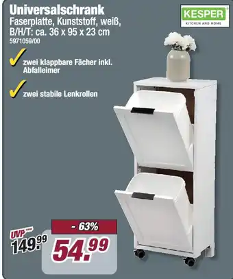 Poco KESPER Universalschrank Angebot