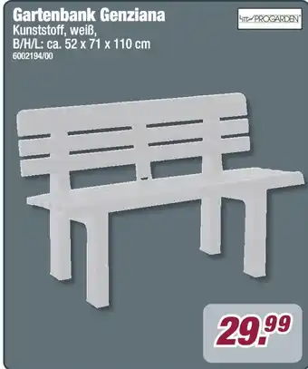 Poco PROGARDEN Gartenbank Genziana Angebot