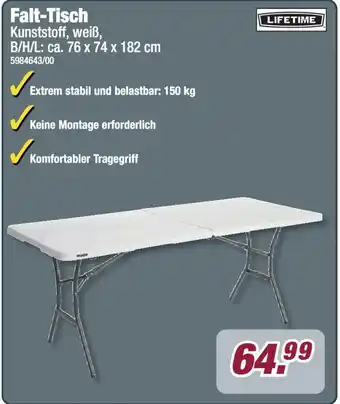 Poco LIFETIME Falt-Tisch Angebot
