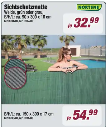 Poco NORTENE Sichtschutzmatte Angebot