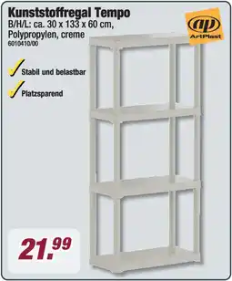 Poco ArtPlast Kunststoffregal Tempo Angebot
