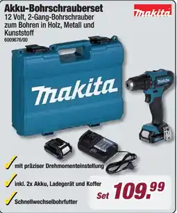 Poco makita Akku-Bohrschrauberset Angebot