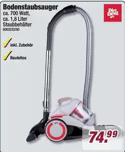Poco Dirt Devil Bodenstaubsauger Angebot