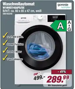Poco gorenje Waschvollautomat W1NHEI74SAPS/DE Angebot