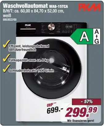 Poco PKM Waschvollautomat WA8-15TCA Angebot
