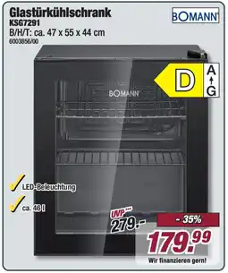 Poco BOMANN Glastürkühlschrank KSG7291 Angebot