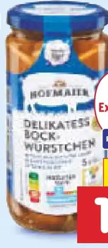 Netto Marken-Discount Hofmaier Delikatess Bockwürstchen Angebot