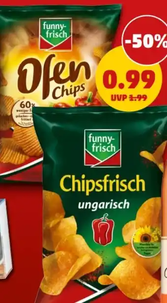 PENNY Funny Frisch Ofen Chips Paprika Angebot
