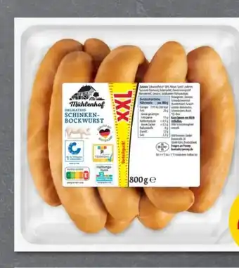 PENNY Mühlenhof Schinkenbockwurst XXL Angebot