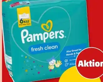 PENNY Pampers Fresh Clean Feuchttücher Angebot