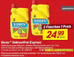 toom Baumarkt Vorox Unkrautfrei Express Angebot