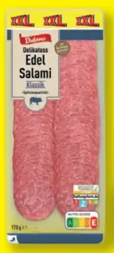 Lidl Dulano Delikatess Edelsalami XXL Angebot