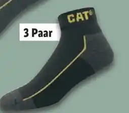Lidl CAT 3 Paar robuste Herren Arbeits Sneakersocken Angebot