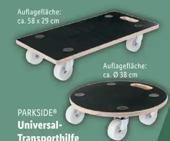 Lidl Parkside Universal-Transporthilfe Angebot