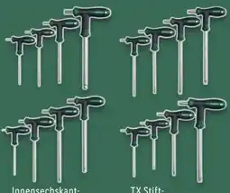 Lidl Parkside T-Griff Stiftschlüsselsatz Angebot